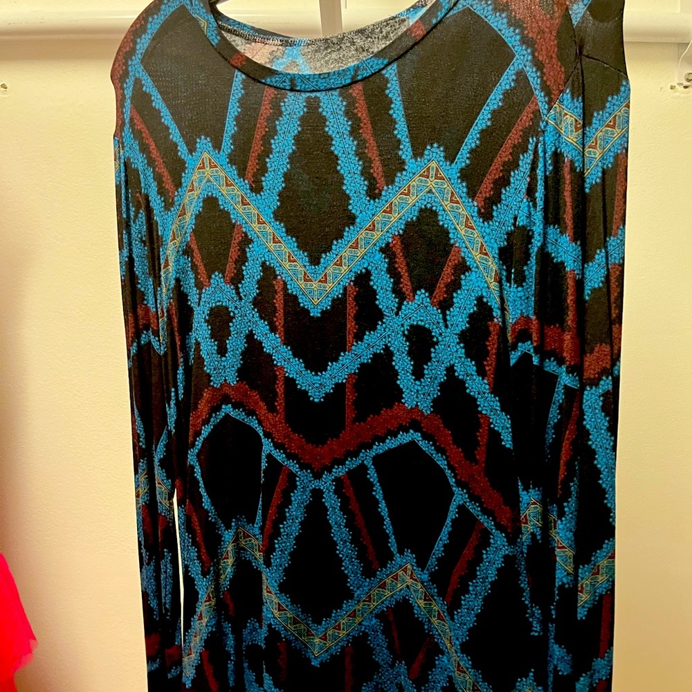 Multi print shirt